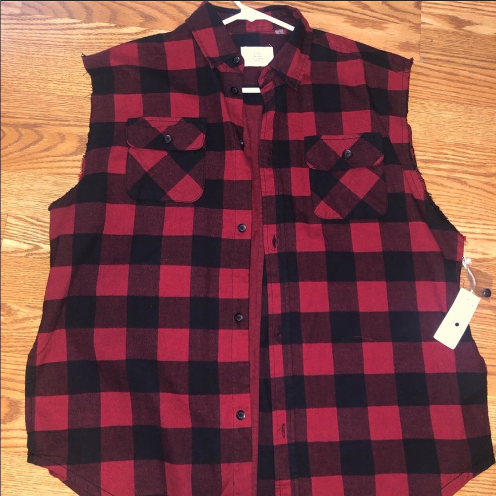 Fear Of God  Sleeveless Flannel